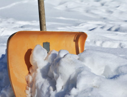 Schneeschaufeln in Karlsruhe